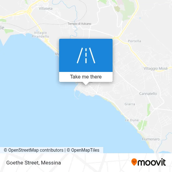 Goethe Street map