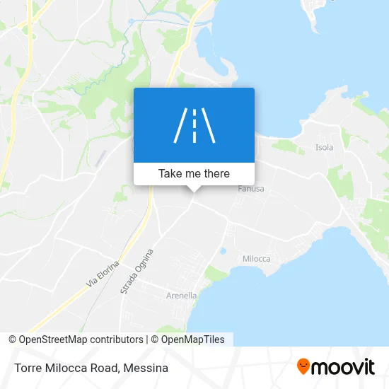 Torre Milocca Road map