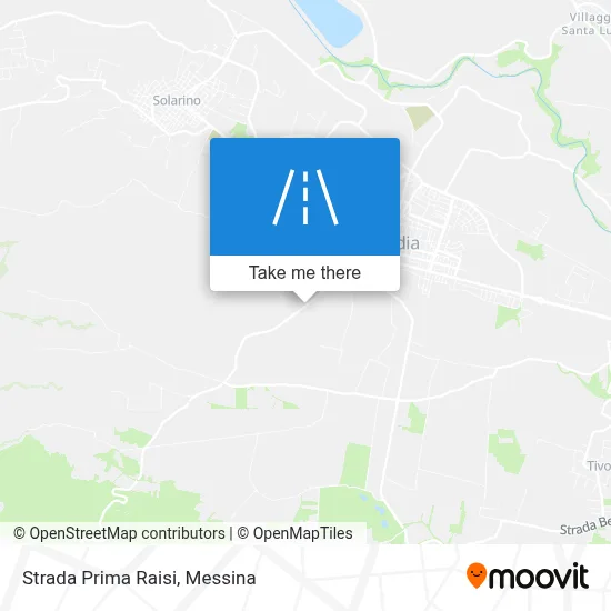 Strada Prima Raisi map