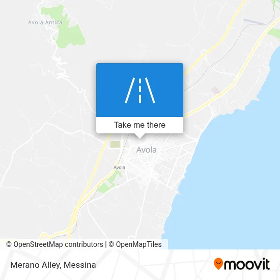 Merano Alley map