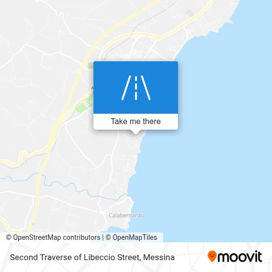 Second Traverse of Libeccio Street map