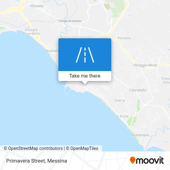 Primavera Street map