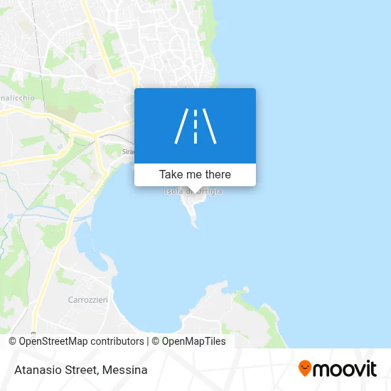 Atanasio Street map