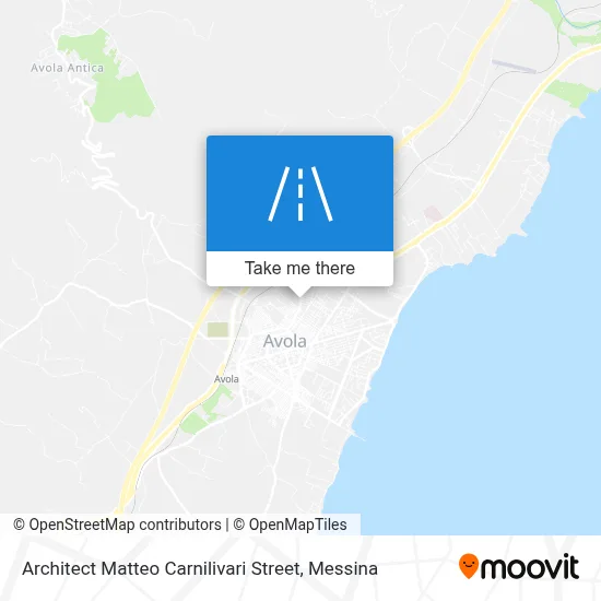 Architect Matteo Carnilivari Street map
