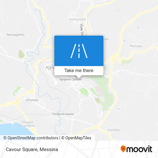 Cavour Square map