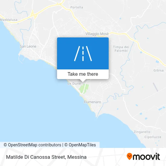 Matilde Di Canossa Street map