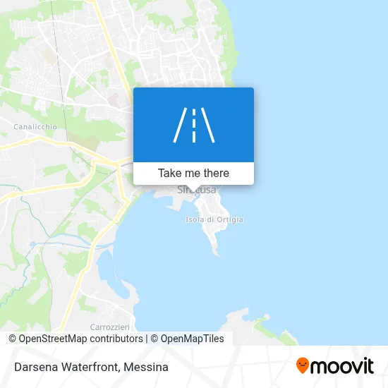 Darsena Waterfront map