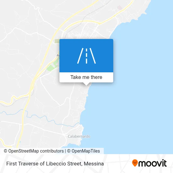 First Traverse of Libeccio Street map