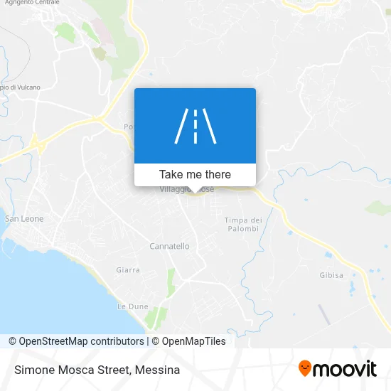 Simone Mosca Street map