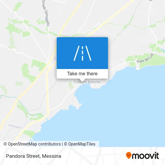 Pandora Street map