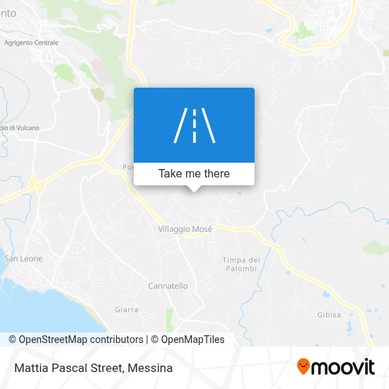 Mattia Pascal Street map