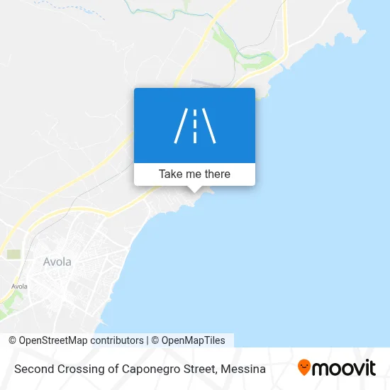 Second Crossing of Caponegro Street map