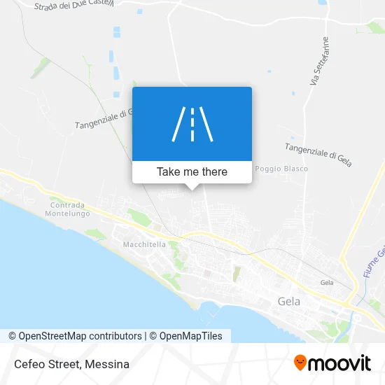 Cefeo Street map