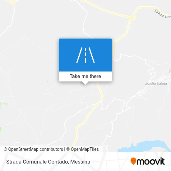 Strada Comunale Contado map