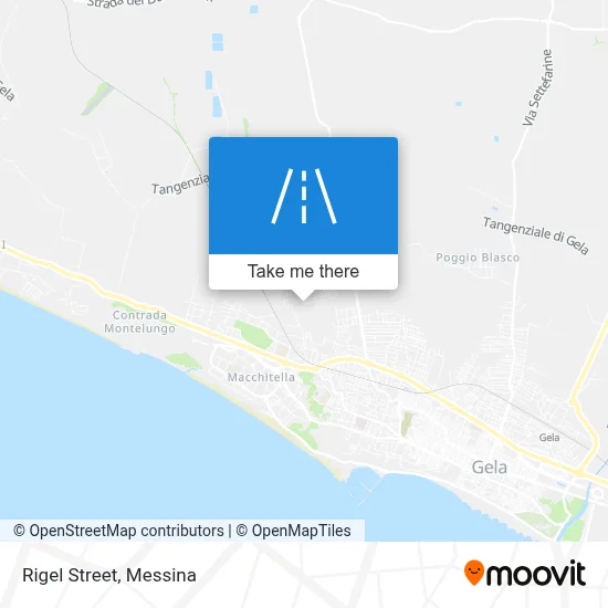 Rigel Street map