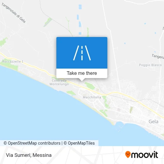 Via Sumeri map