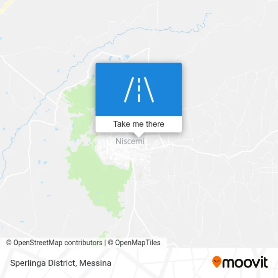 Sperlinga District map