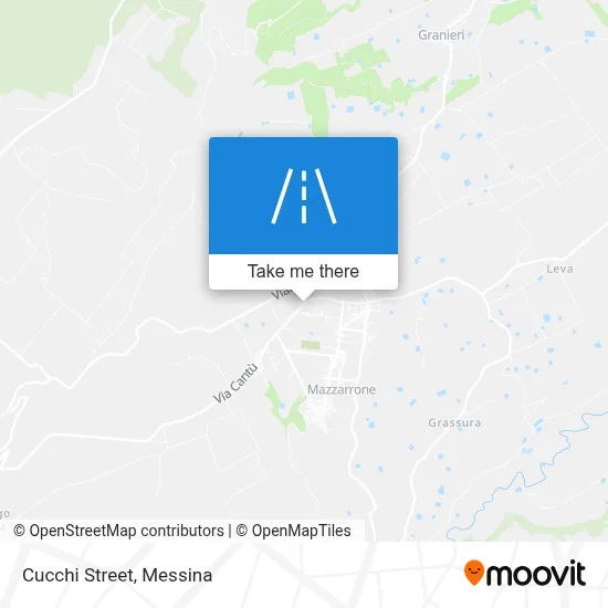 Cucchi Street map