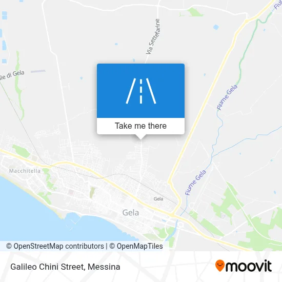 Galileo Chini Street map