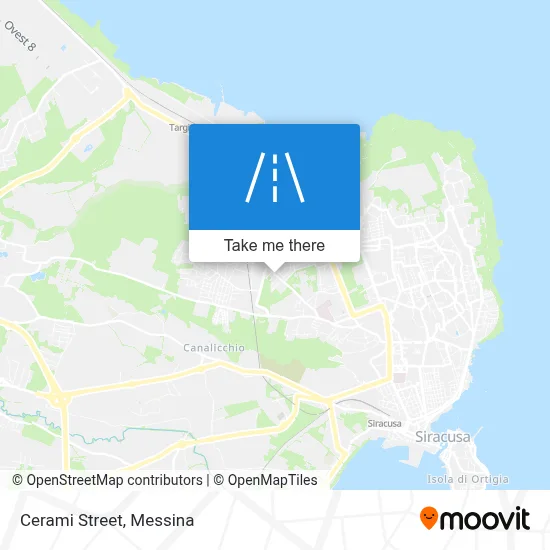 Cerami Street map