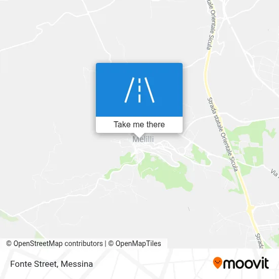 Fonte Street map