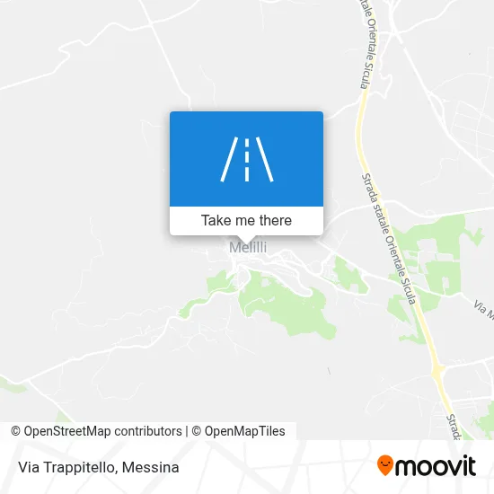 Via Trappitello map
