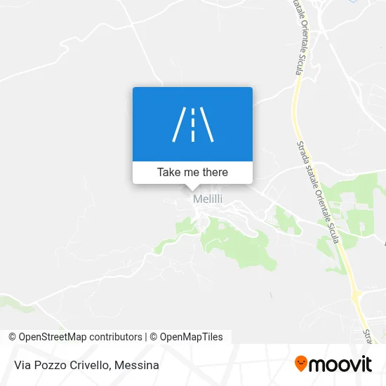 Via Pozzo Crivello map