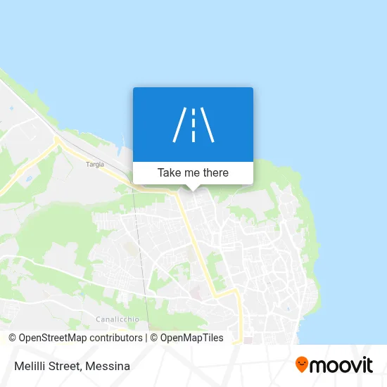 Melilli Street map