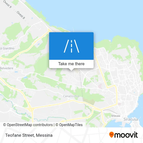 Teofane Street map