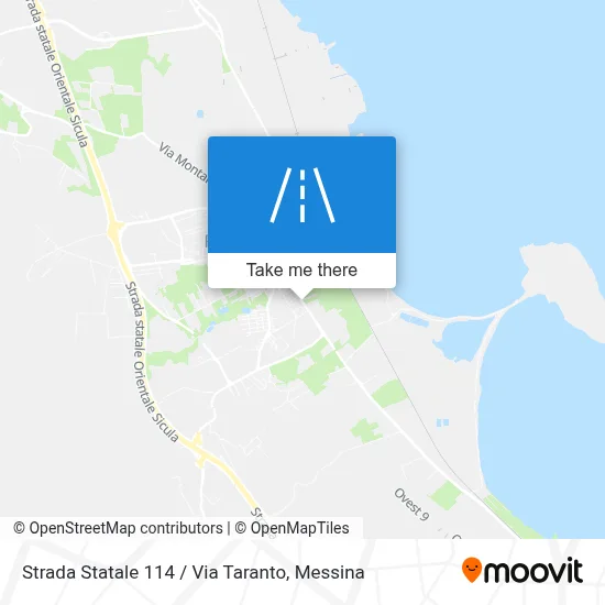 Strada Statale 114 / Via Taranto map