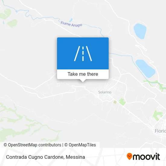 Contrada Cugno Cardone map