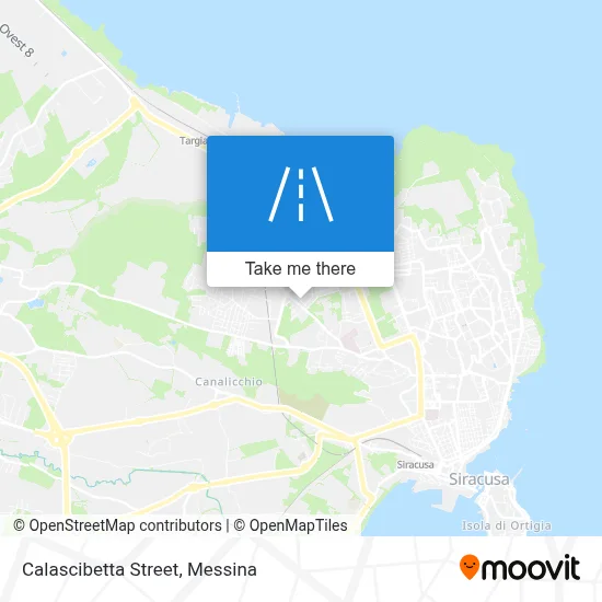 Calascibetta Street map