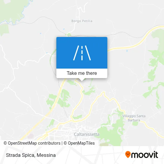 Strada Spica map