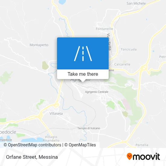 Orfane Street map