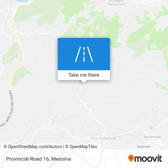 Provincial Road 16 map