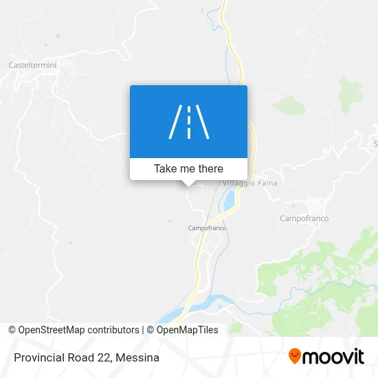 Provincial Road 22 map