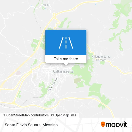 Santa Flavia Square map