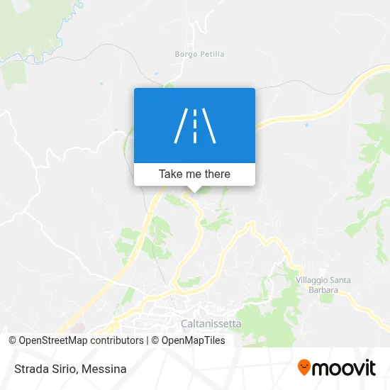 Strada Sirio map