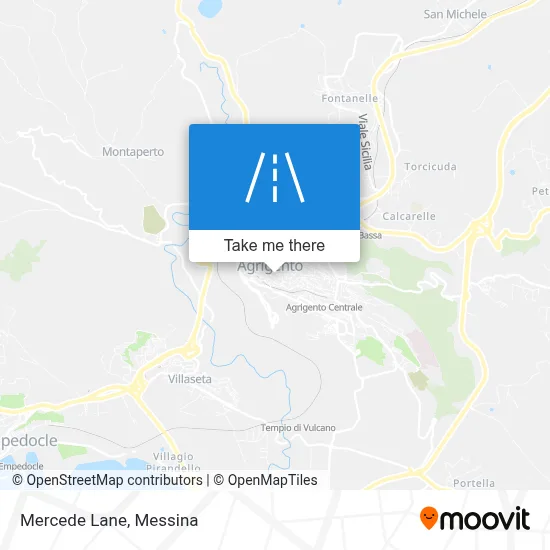 Mercede Lane map
