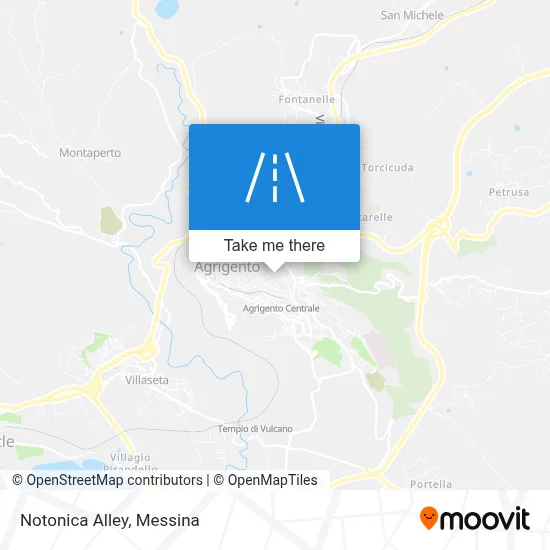 Notonica Alley map