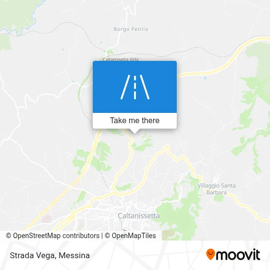Strada Vega map