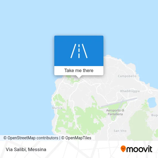 Via Salibi map