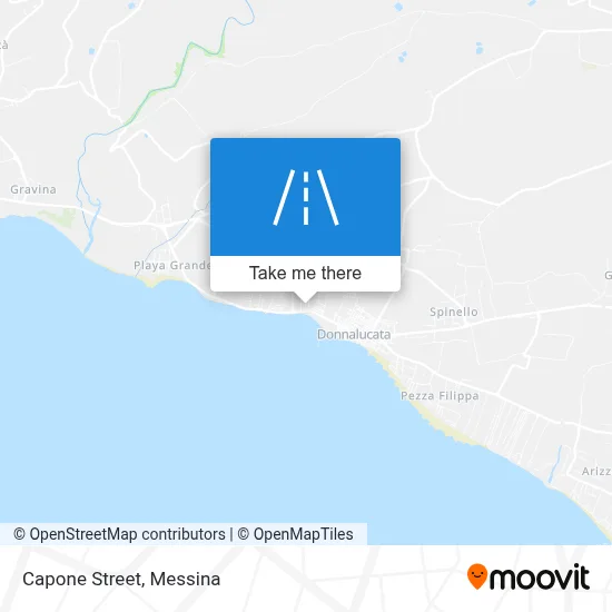 Capone Street map
