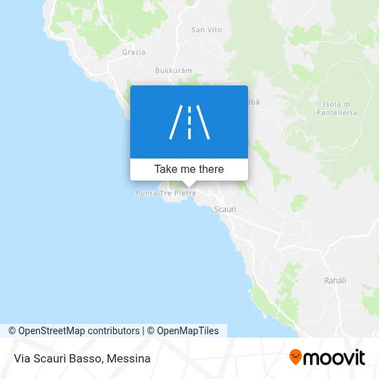 Via Scauri Basso map