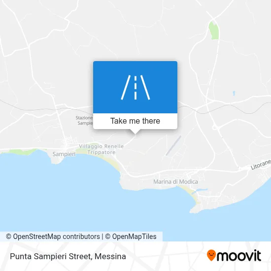 Punta Sampieri Street map