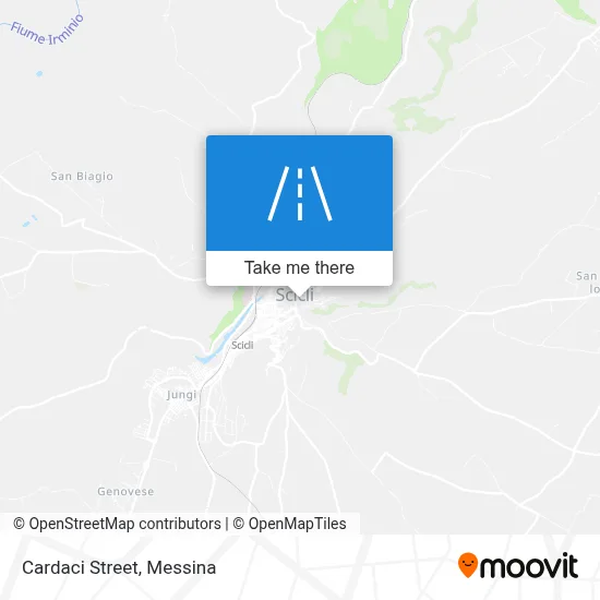 Cardaci Street map