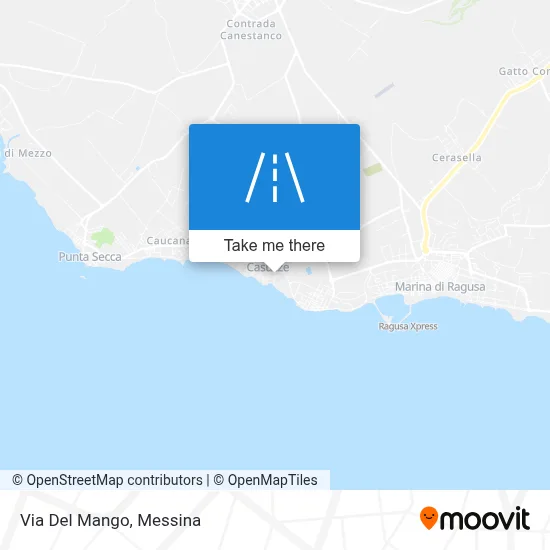 Via Del Mango map