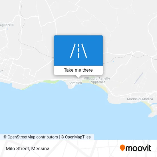 Milo Street map