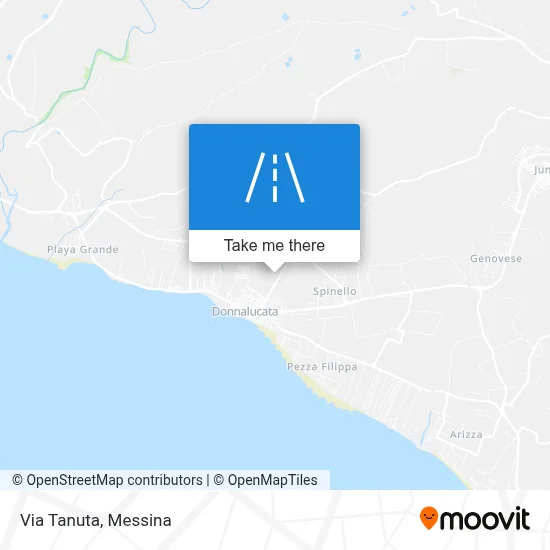 Via Tanuta map