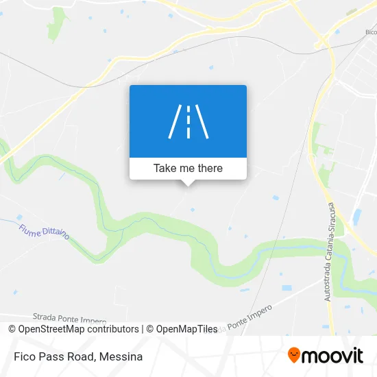 Fico Pass Road map